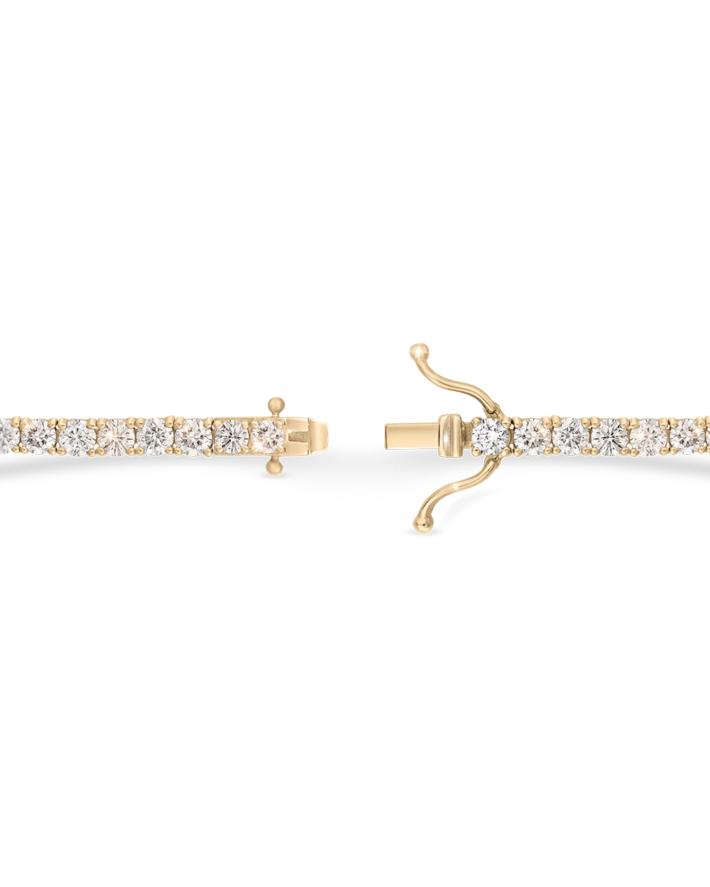 3.30ct Tennis Bracelet - 18ct Yellow Gold - Image 5