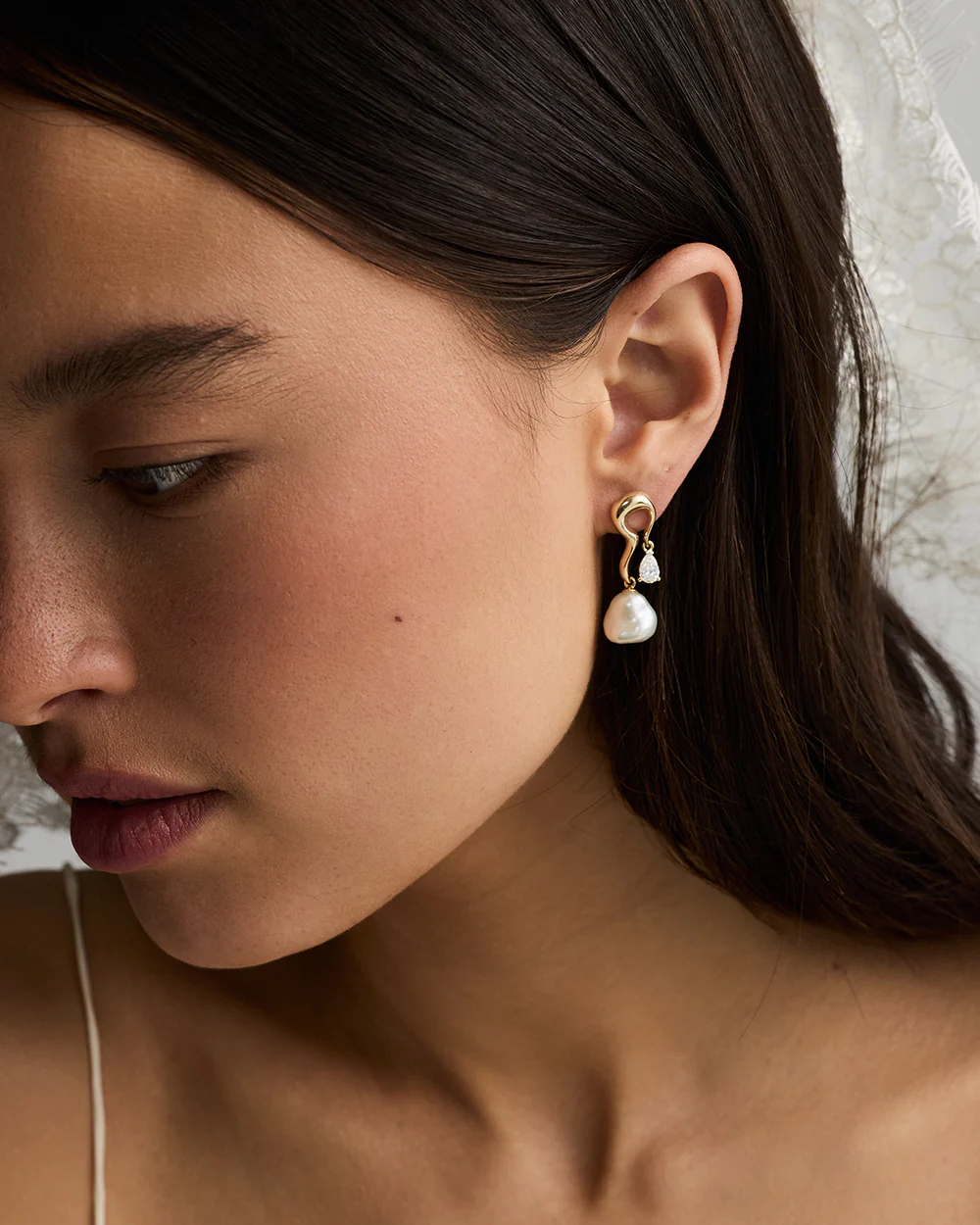 Adele Sculptural Earrings - Image 3