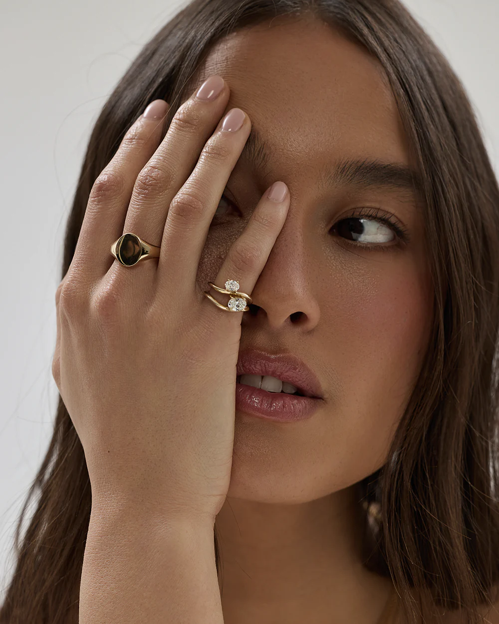 Astra Oval Pinky Ring - Ready in 7 Days - Image 11