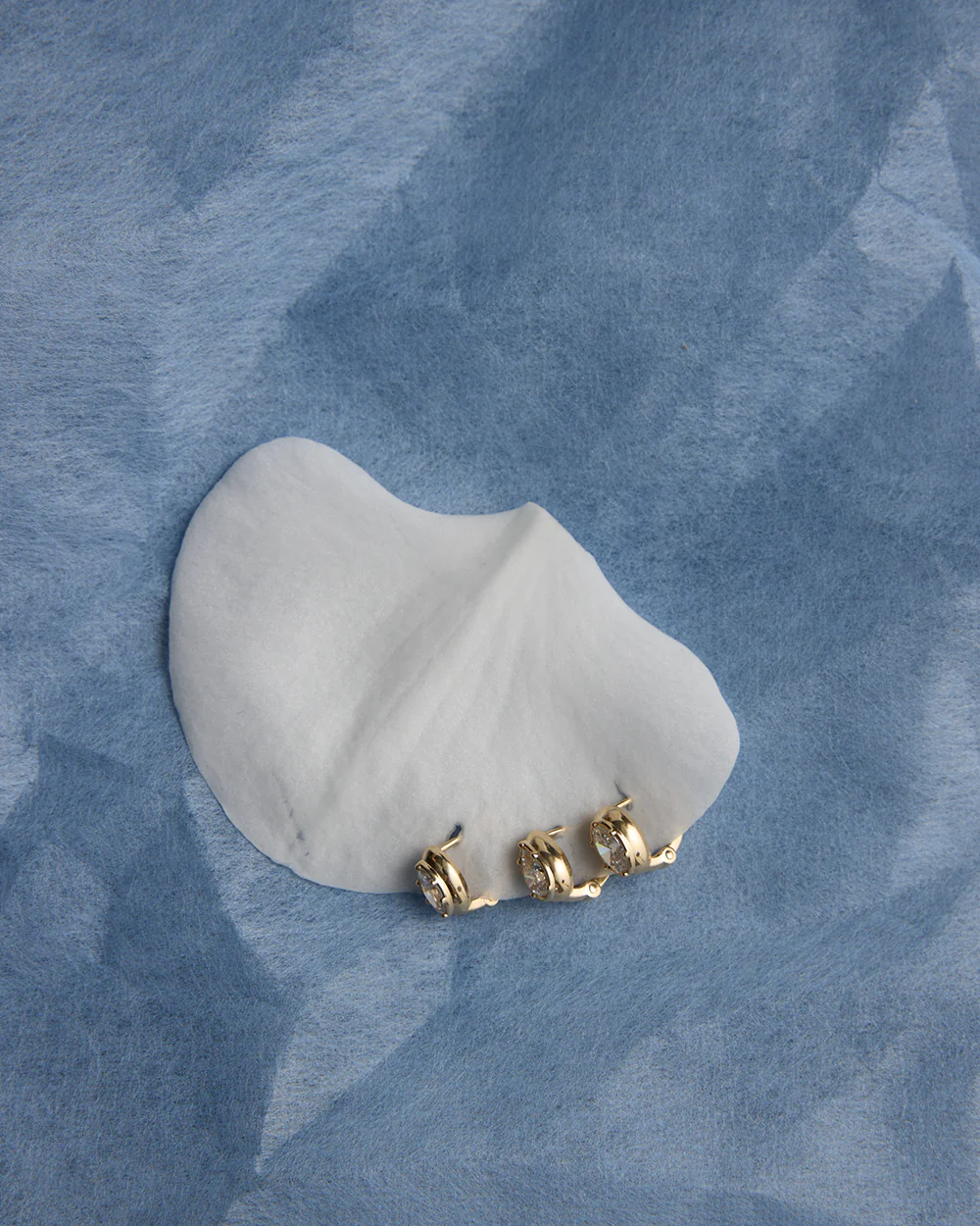 Cleo Oval Diamond Huggies - Image 12