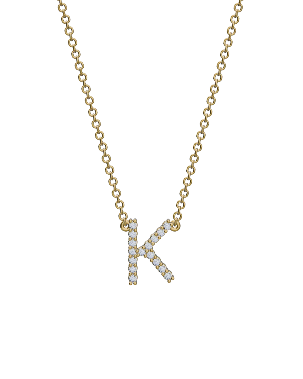 Diamond Initial Necklace - Image 23