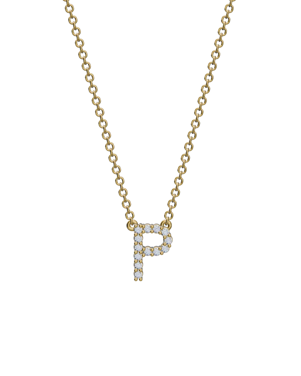 Diamond Initial Necklace - Image 29