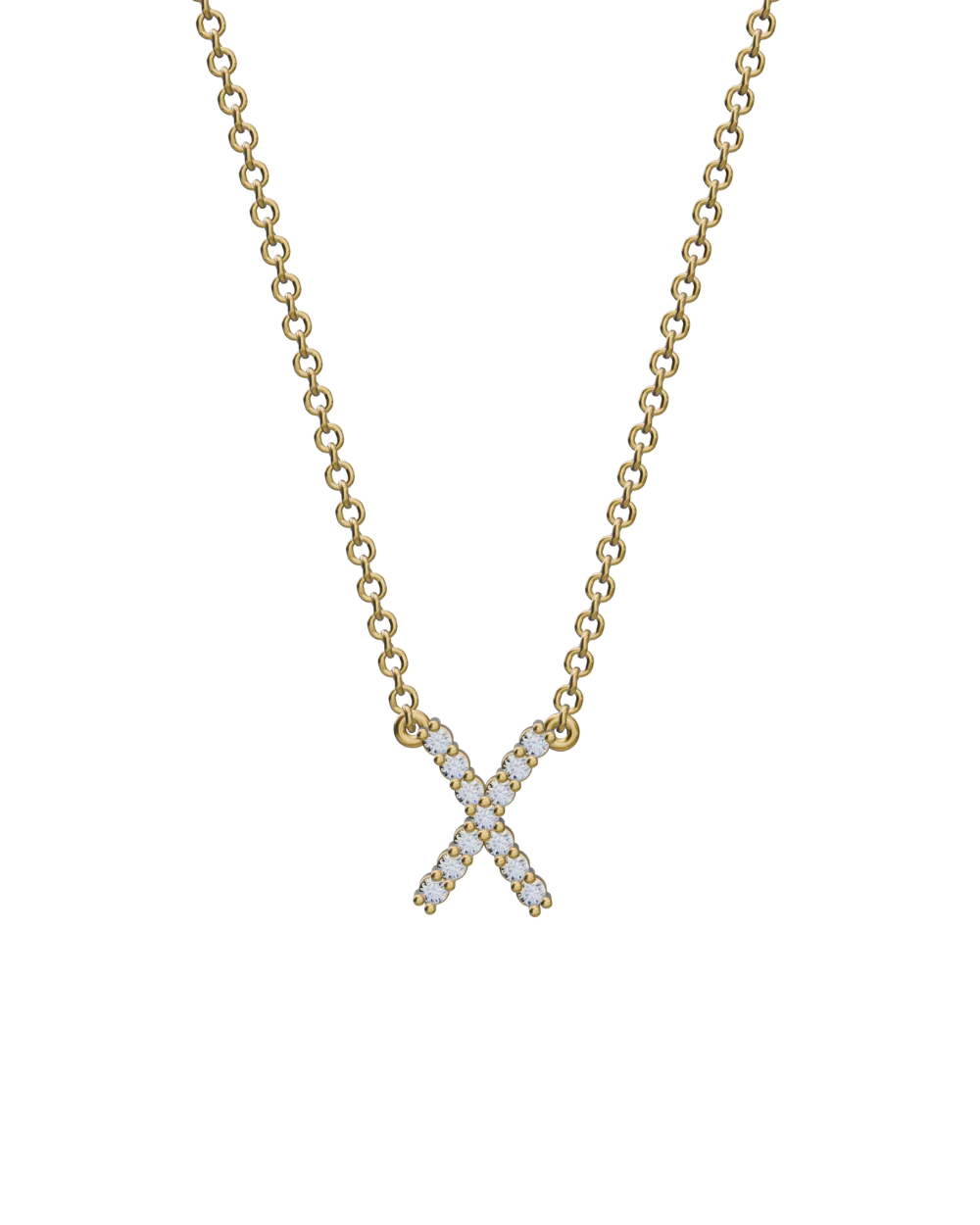 Diamond Initial Necklace - Image 37