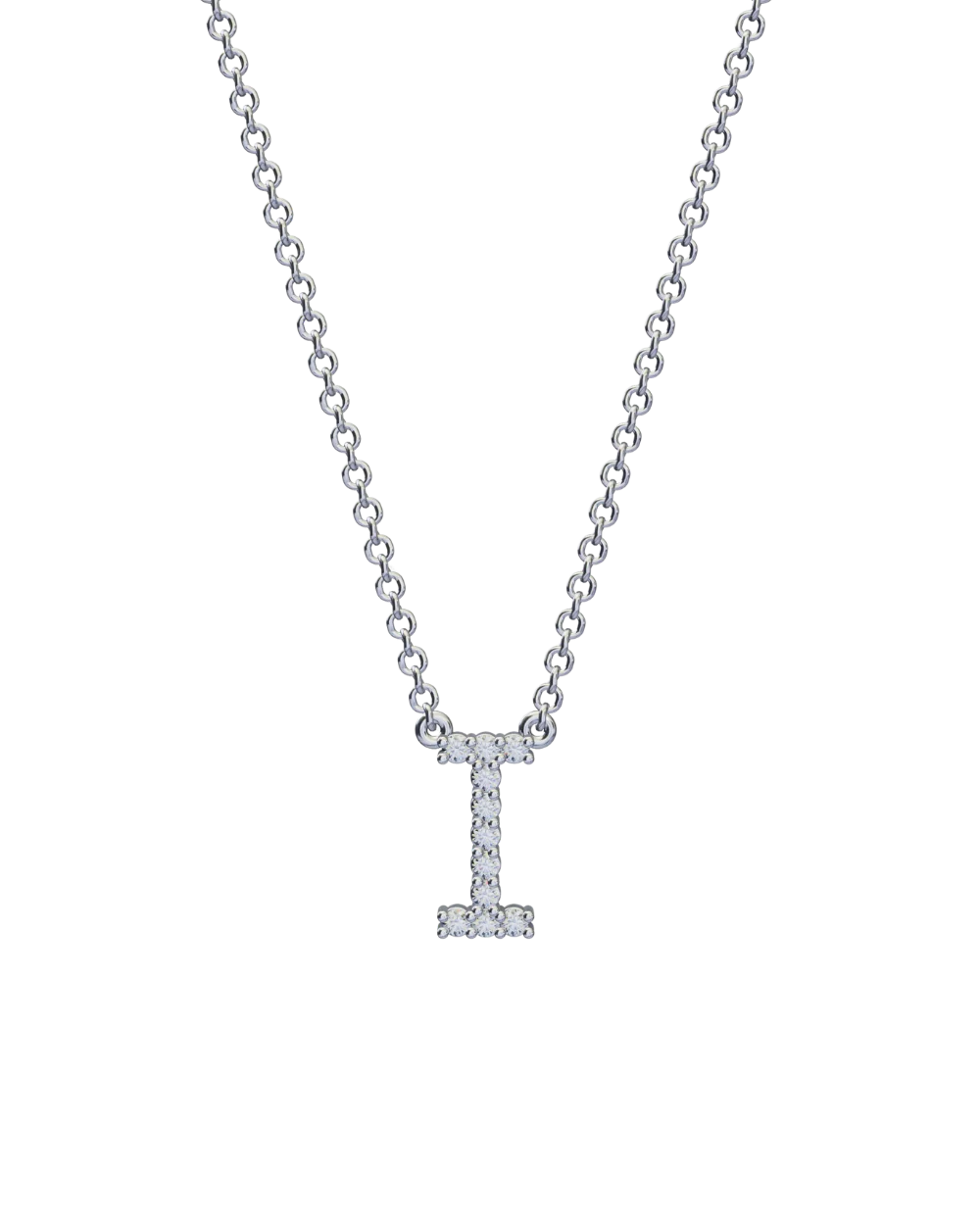 Diamond Initial Necklace - Image 48