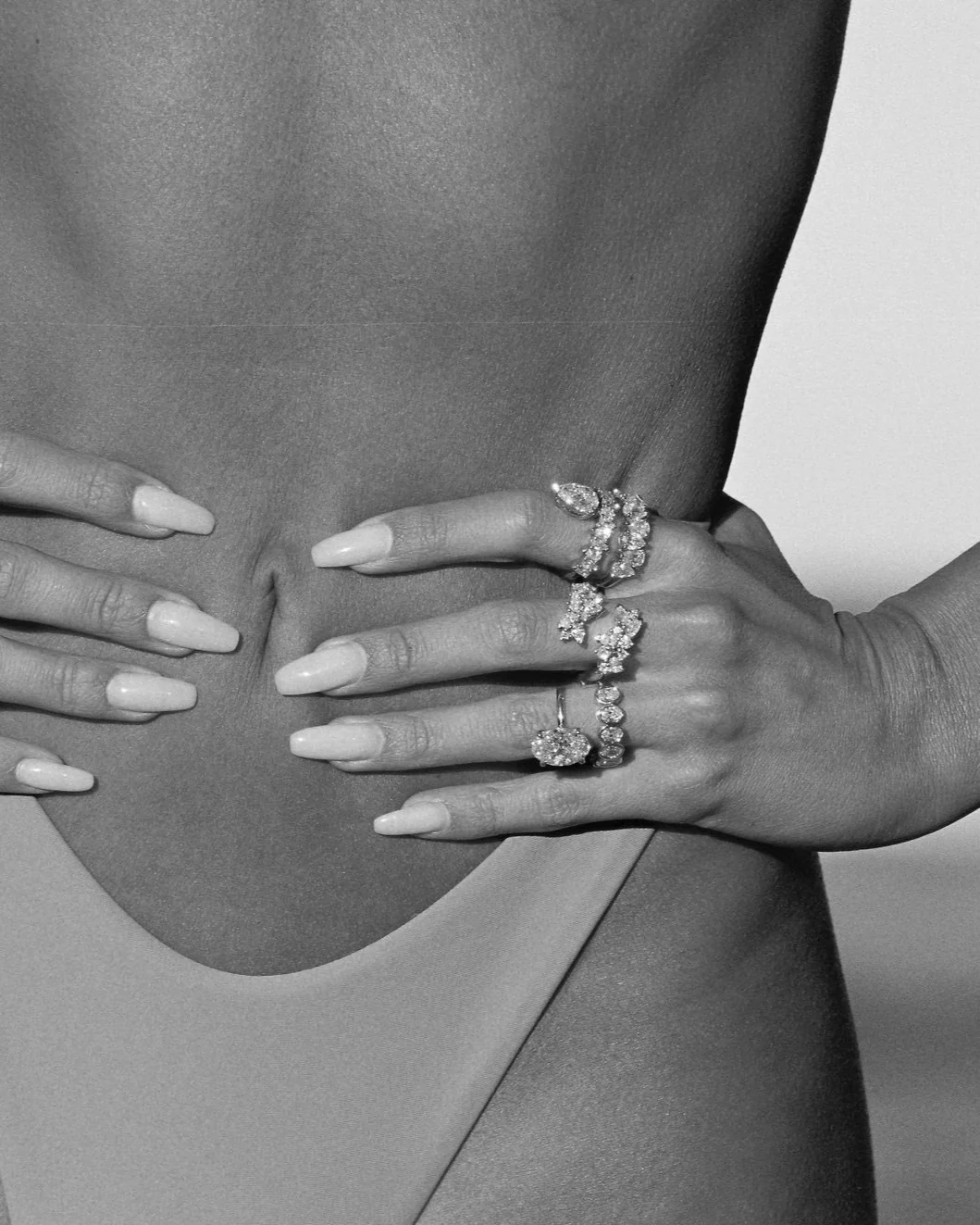 Mana Pear Diamond Engagement Ring - Image 4