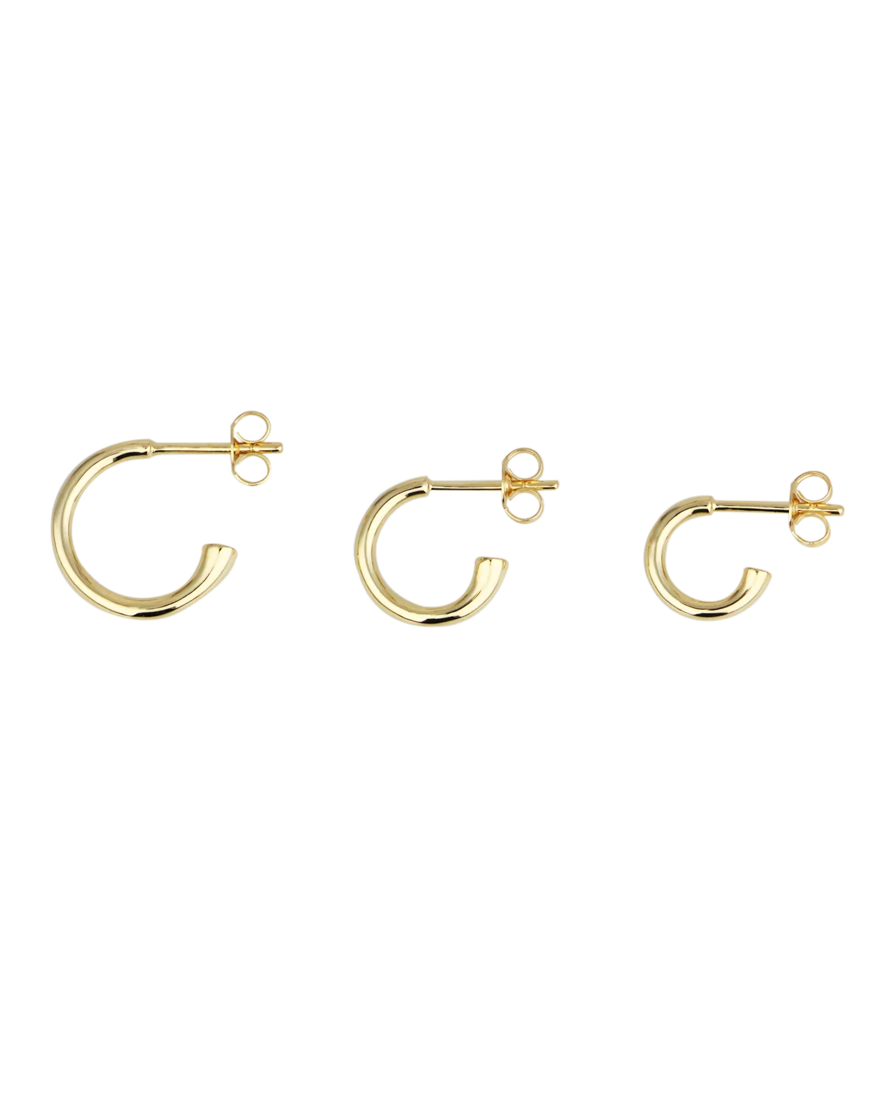 Round Diamond Charmed Hoop Earrings - Image 11